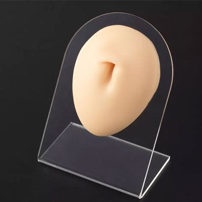 silikon-display-bauchnabel