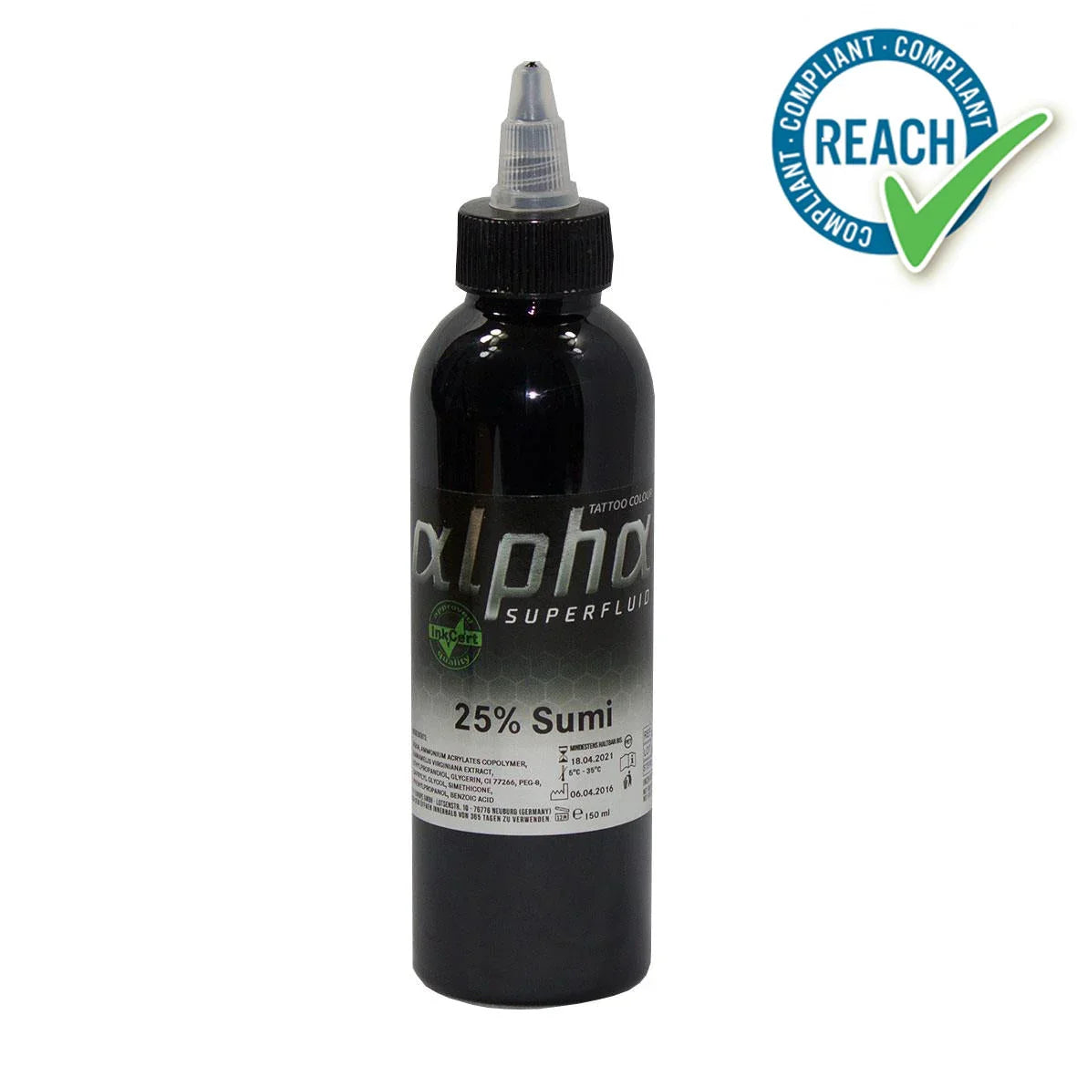 Alpha Superfluid Sumi Reach Konforme Tattoofarben