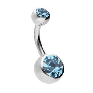 Bauchnabelstecker 1,6mm mit Zirkonia