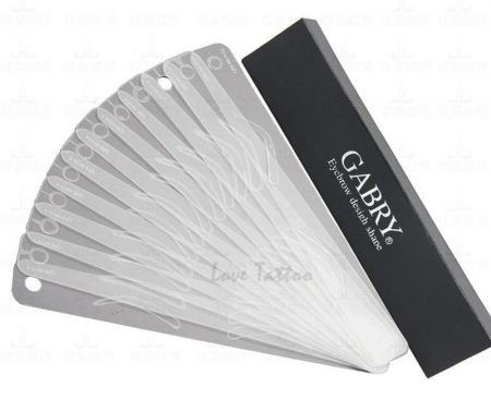 Augenbrauendesign Fächer PMU Faecher 12 Typen Marke GABRY