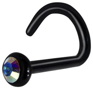 BIOPLAST BLACK JEWEL NOSESTUD1_2mmAB