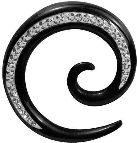 CRYSTAL HORN SPIRAL SIDE Shop Tattoobedarf Shop Tattoobedarf