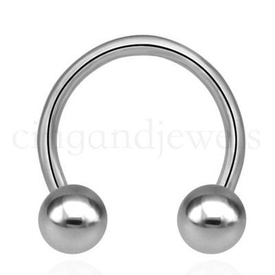 Circular Barbell Piercingschmuck aus Titan