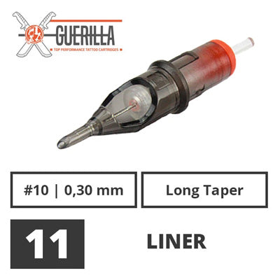 Guerilla Tattoo Nadelmodule - 11 Liner Long Taper