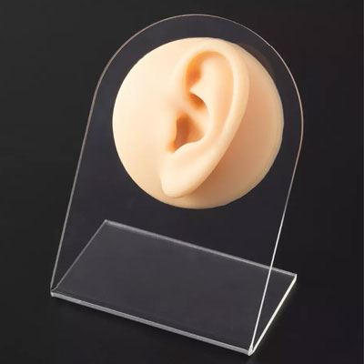 Silicon Display Linke-Ohr mit Aufsteller