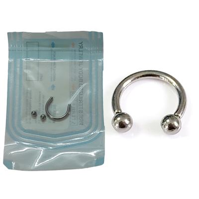 Steriler Circular Barbel aus Titan