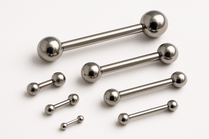 Barbell Piercingschmuck aus titan 