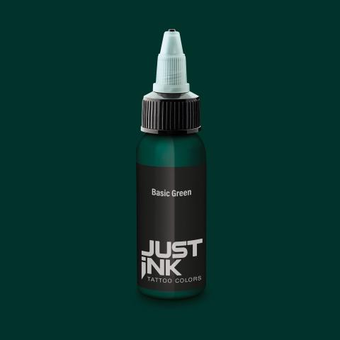Just Ink Bsaic Green 30 ml Tätowierfarbe
