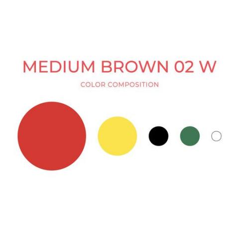 ARTYST Farbzusammensetzung Medium Brown 02 W